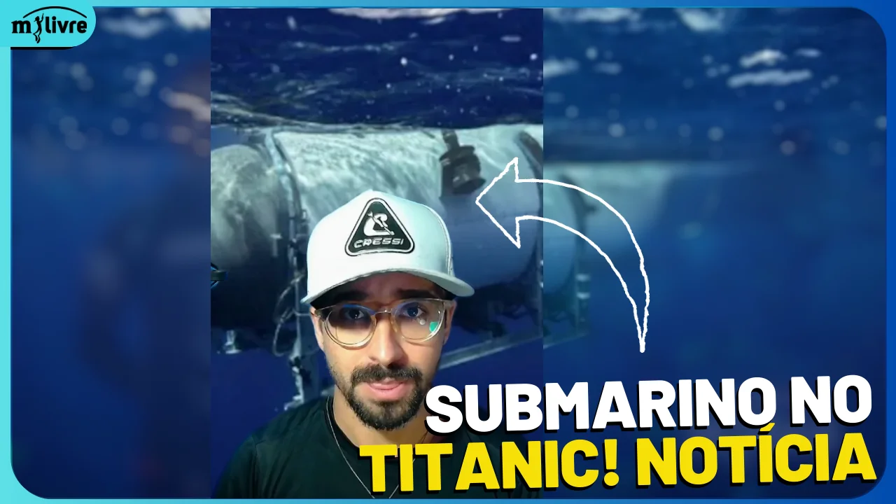 Capa Submarino titanic - situação complicada - Deus proverá