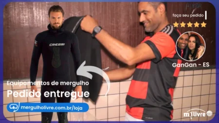 Avaliação Equipamentos Pesca sub Gangan Guarapari – ES, Brasil