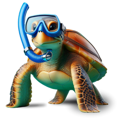 Mascote oficial mergulho livre - Baby Luck 4 - 2