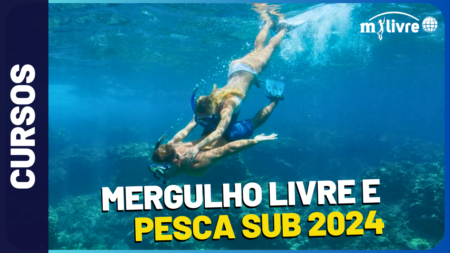 capa - Vídeo Motivacional! Curso Mergulho Livre Pesca sub 2024 (apneia) - curso oficial em todo o Brasil