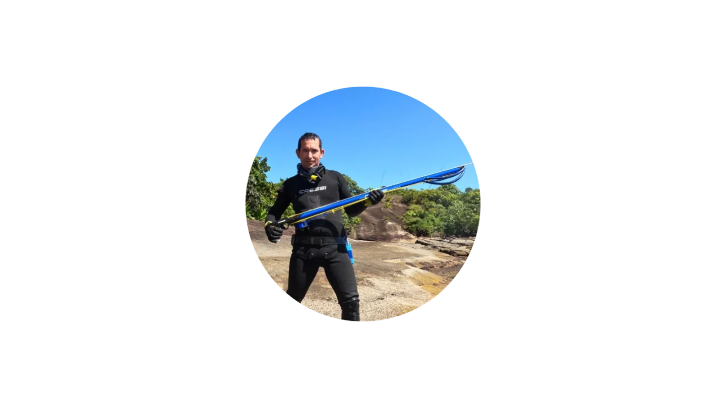 Capa - Aluno RM #00023 Altiere Nascimento Pesca sub – Espírito Santo