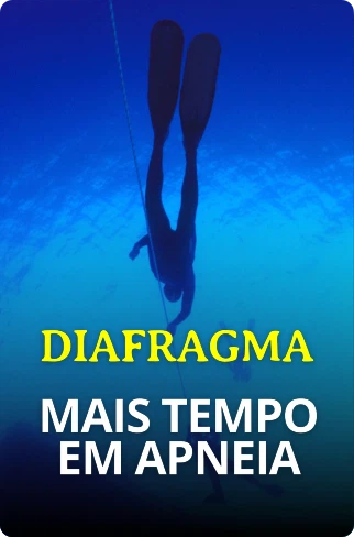 Capa Mergulho Livre e Pesca sub, como aumentar tempo de apneia usando diafragma