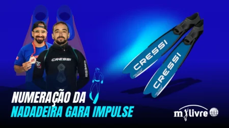 Capa - Tabela de medidas Nadadeira Gara Modular Impulse Cressi (Numeração)