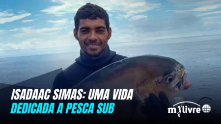 CAPA - Isadaac Simas A Inspiração de uma Vida Dedicada ao Mar e à Pesca Submarina