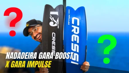 CAPA - NADADEIRAS DE PALA LONGA - GARA BOOST X GARA IMPULSE PARA A PESCA SUB - QUAL MODELO ESCOLHER?