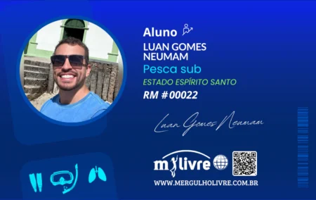 Carteirinha - Aluno RM #00022 Luan Gomes Neumam Pesca sub – Espírito Santo