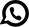 ícone whatsapp cor preto